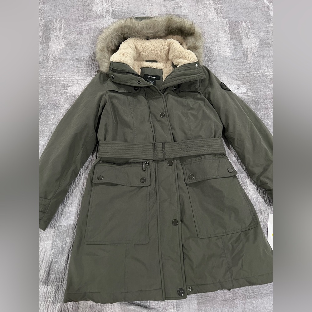 DKNY Jacket with hood Brand New!